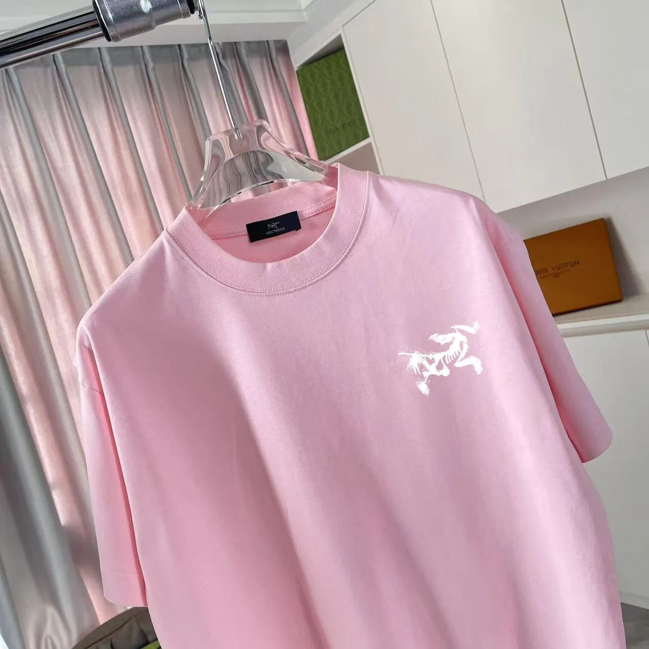 ARC'TERYX* 2025 New Arrival logo t g Same Style Size：S M L XL XXL ：Black White Pink Blue Gray